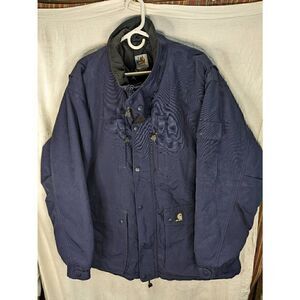 Carhartt Quilted Heavy Parka Yukon Coat Navy XL